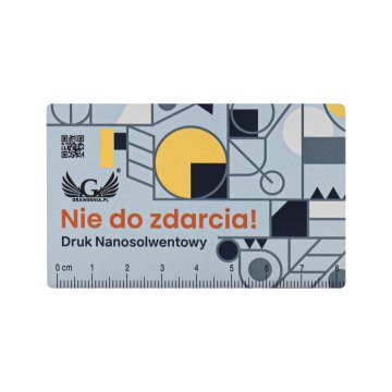 Business card/advertising line in aluminium - NANODRUK - TAN003
