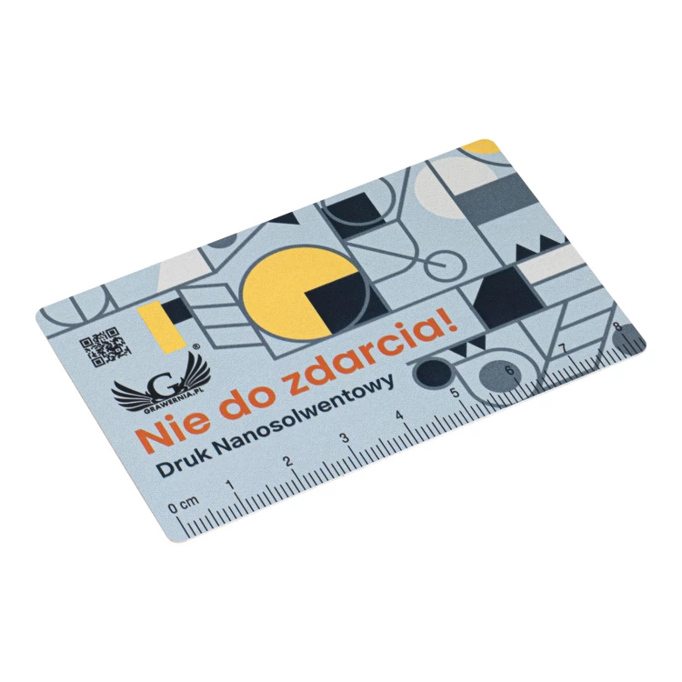 Business card/advertising line in aluminium - NANODRUK - TAN003