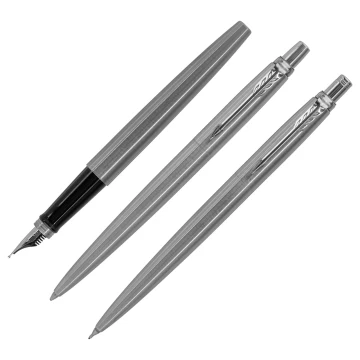 Jotter TRIO steel CT fountain pen + pencil + ballpoint pen - PAR237-TRIO