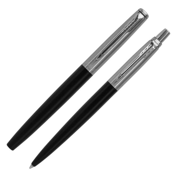 Jotter Core Bond Street black CT fountain pen + ballpoint pen set - size M (medium) - PAR236-DUO-PRO