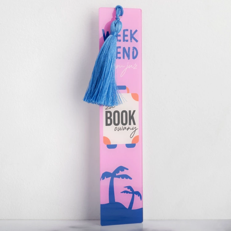 My weekend is already BOOKed - bookmark - ZAK020