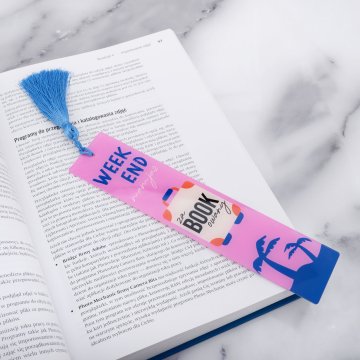My weekend is already BOOKed - bookmark - ZAK020