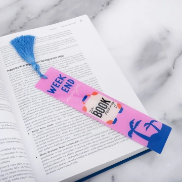 My weekend is already BOOKed - bookmark - ZAK020