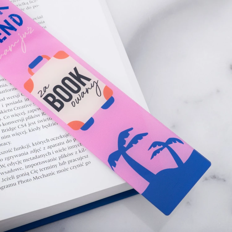 My weekend is already BOOKed - bookmark - ZAK020