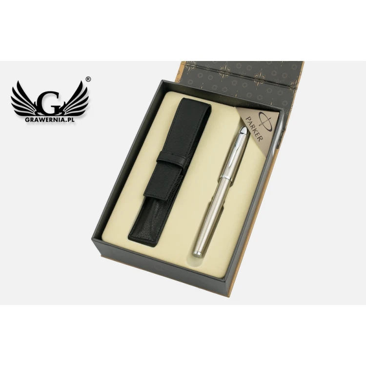 PARKER IM Brushed Metal CT Eternal Pen with case - PAR155-P-SWPAG