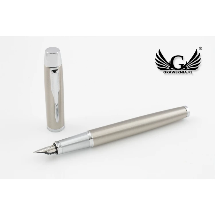 PARKER IM Brushed Metal CT Eternal Pen with case - PAR155-P-SWPAG