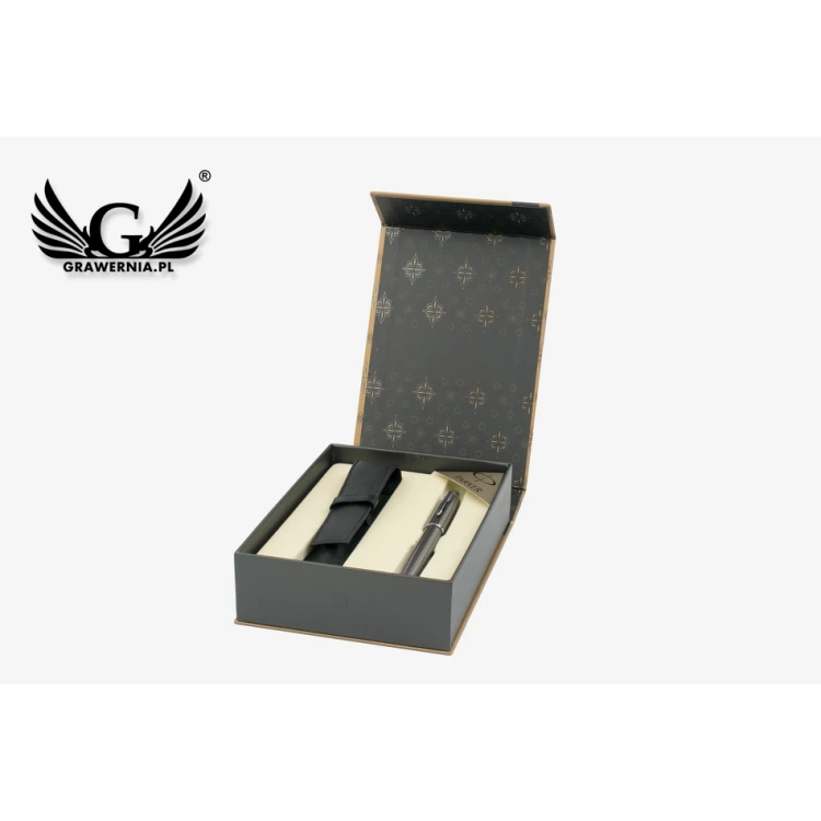 PARKER IM Gun Metal CT Eternal Pen with case - PAR154-P-SWPAG