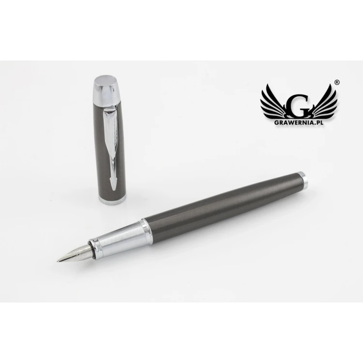 PARKER IM Gun Metal CT Eternal Pen with case - PAR154-P-SWPAG