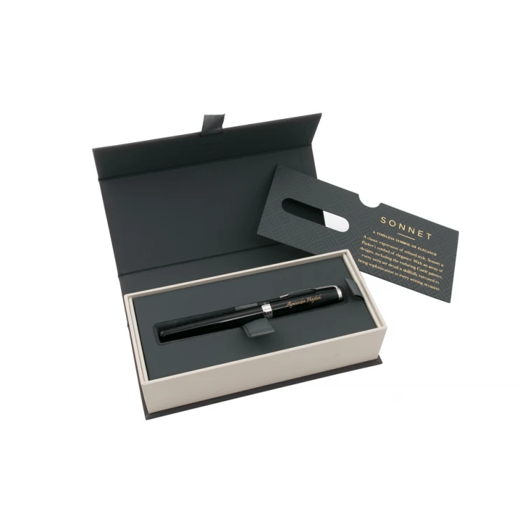 Eternal Pen PARKER SONNET Core Deep Black Lacquer CT - PAR159-P-PT