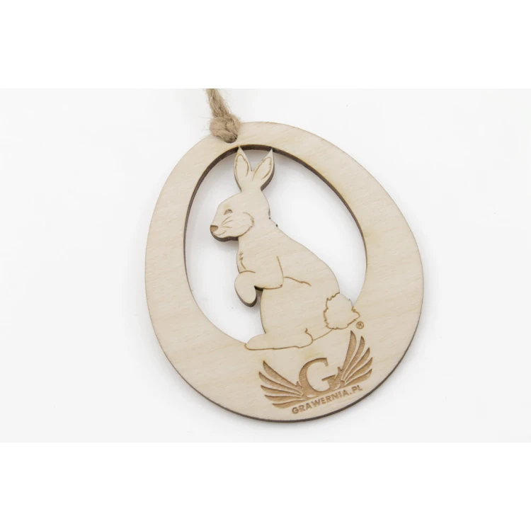 Easter Bunny Decorative 76x90mm - Any Engraving - BDR028