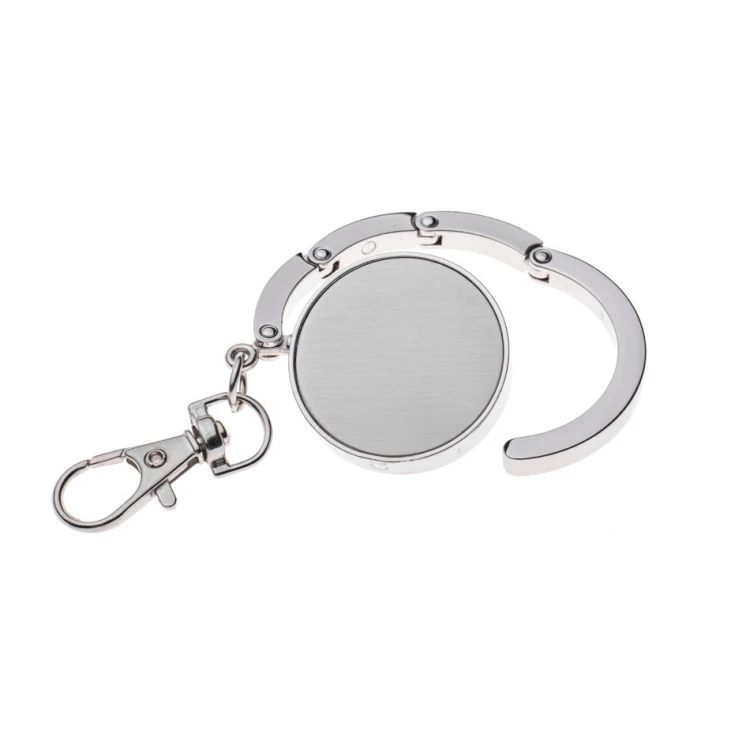Purse hanger with carabiner and customizable engraving - BP168