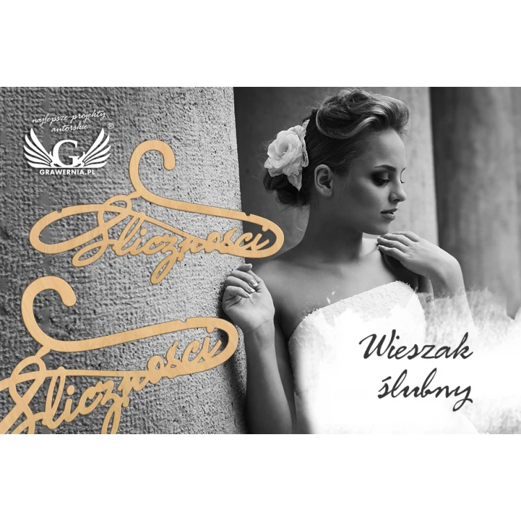 Wedding Hanger - Cutie - Laser Cut - WIS003