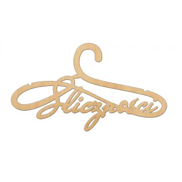 Wedding Hanger - Cutie - Laser Cut - WIS003