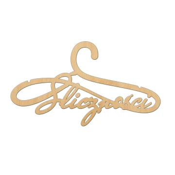 Wedding Hanger - Cutie - Laser Cut - WIS003