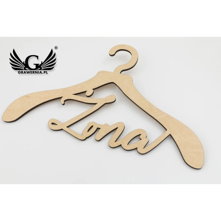 Wedding Hangers Husband and Wife - Laser Cut - WIS001