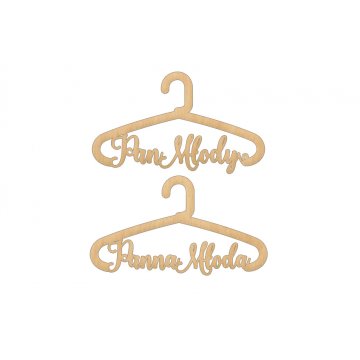 Wedding Hangers Groom and Bride - Laser Cut - WIS002