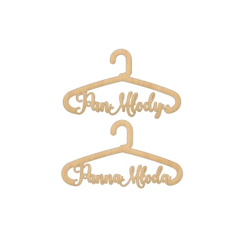 Wedding Hangers Groom and Bride - Laser Cut - WIS002