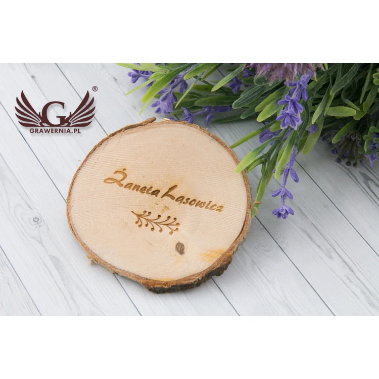 Wedding Place Cards - Birch Slice - Laser Engraved - WIN003