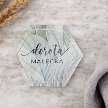 Wedding Place Cards made of Transparent Plexi with UV Print - WIN012