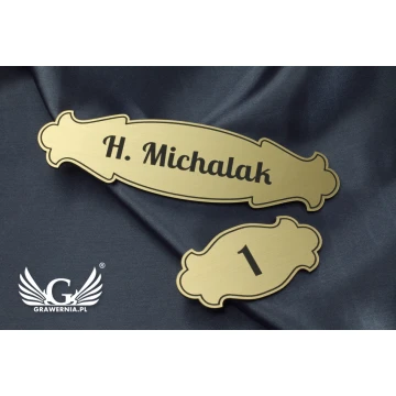 Business Card and Apartment Door Number - Design T039