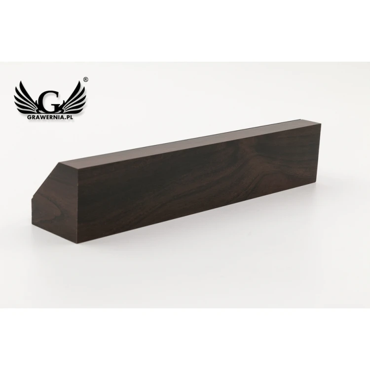 Desk Business Card Holder with Engraved Plaque - WIZ009