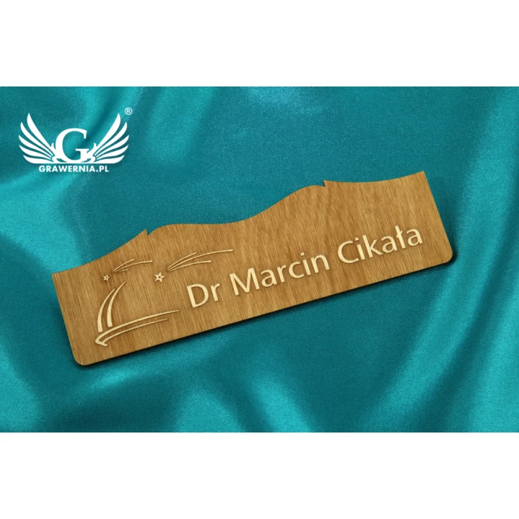 Plywood Door Sign - T033-DREW