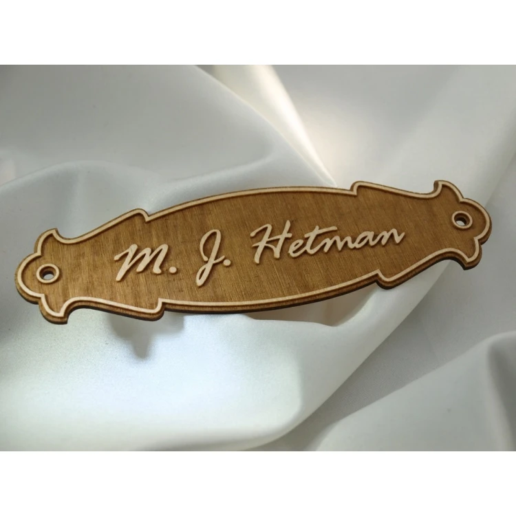 Plywood Door Sign - T003-DREW
