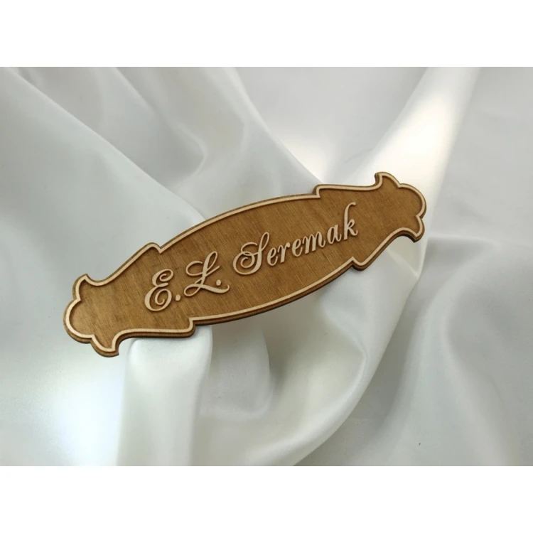 Plywood Door Sign - T003-DREW