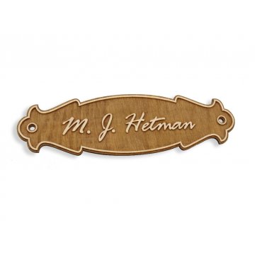 Plywood Door Sign - T003-DREW