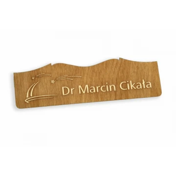 Plywood Door Sign - T033-DREW