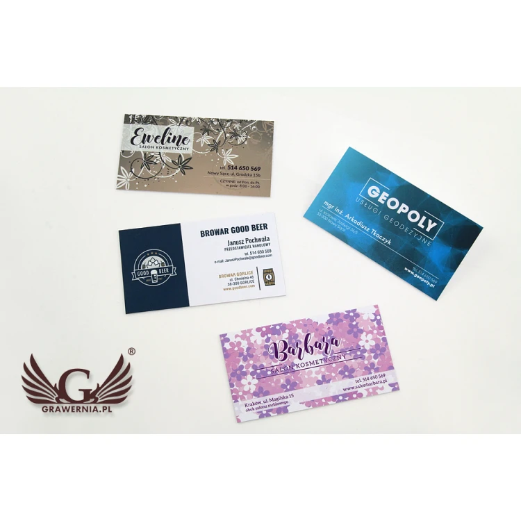 Plastic Business Cards 0.5mm - UV Color Print