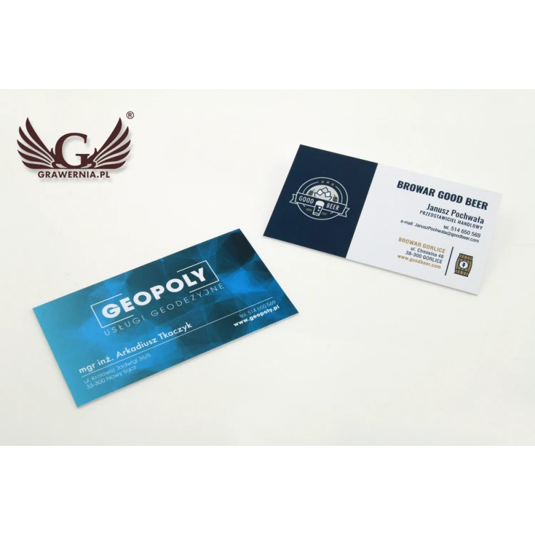 Plastic Business Cards 0.5mm - UV Color Print