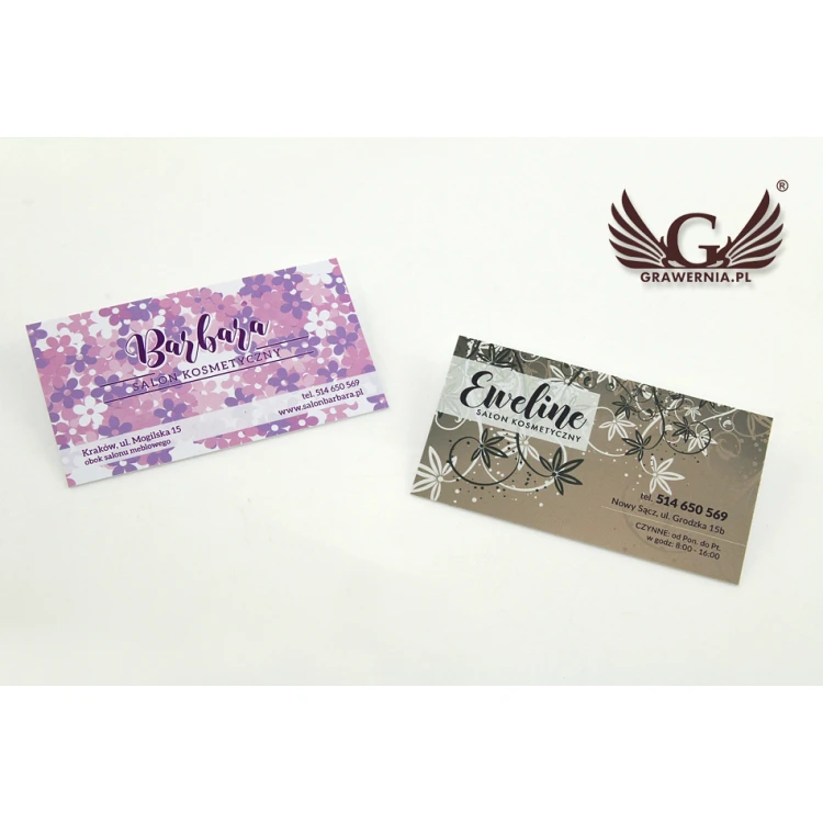 Plastic Business Cards 0.5mm - UV Color Print