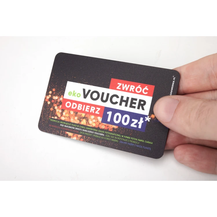 Plastic Card - PVC Material 0.7mm - UV Color Print - WZ037