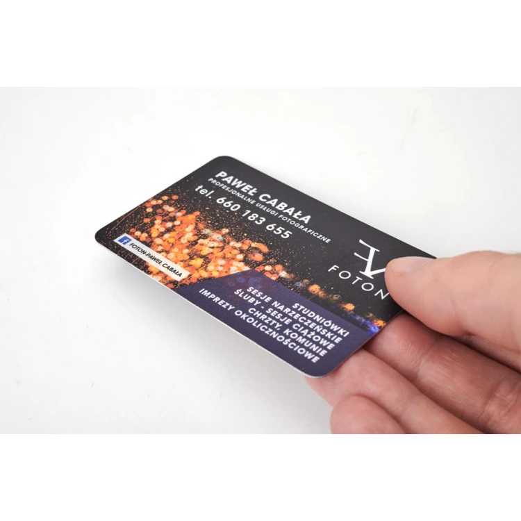 Plastic Card - PVC Material 0.7mm - UV Color Print - WZ037