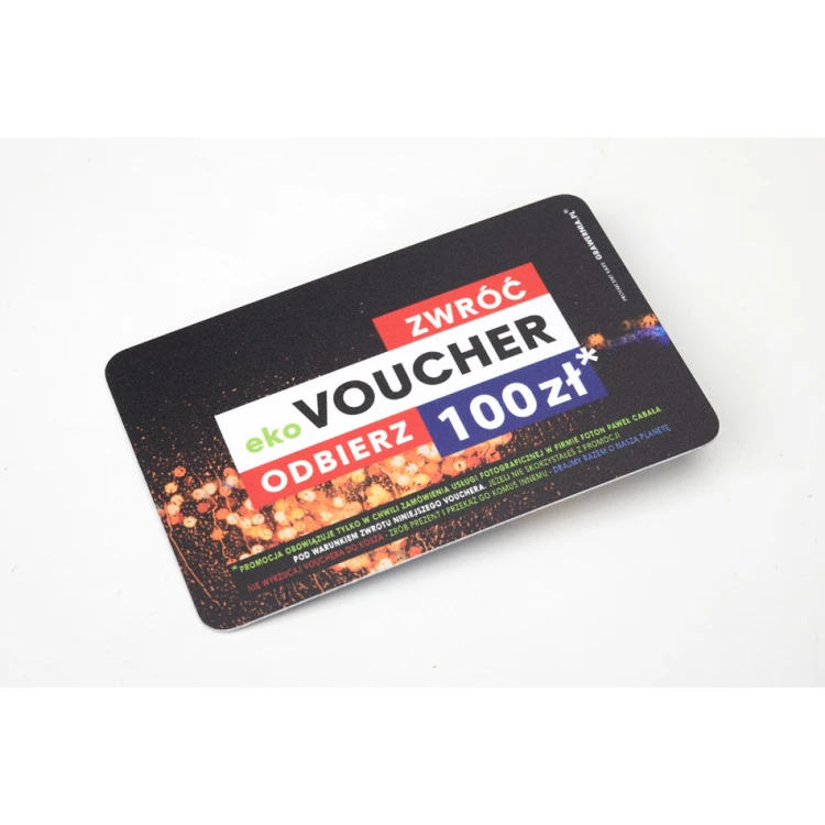 Plastic Card - PVC Material 0.7mm - UV Color Print - WZ037