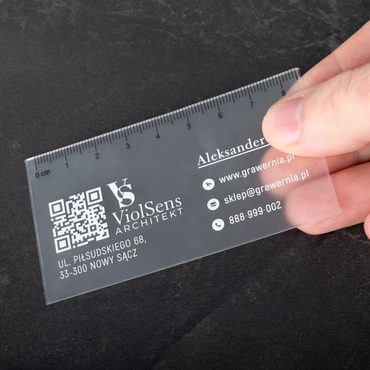 Satin, Frosted Business Cards - WIZ046 - UV Color Print