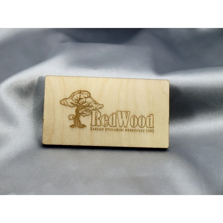 Wooden Business Cards - Laser Engraved