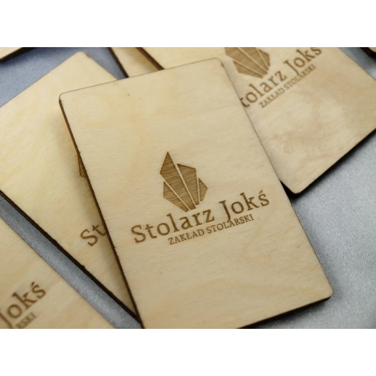 Wooden Business Cards - Laser Engraved