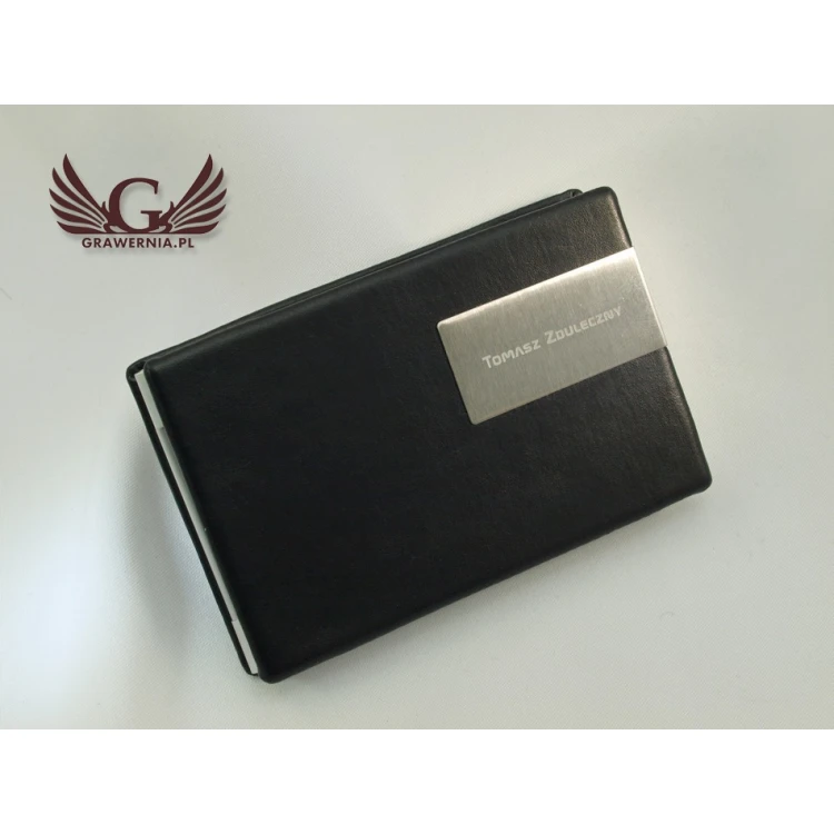 Business Card Holder with Engraving - ANTONIO WZ011
