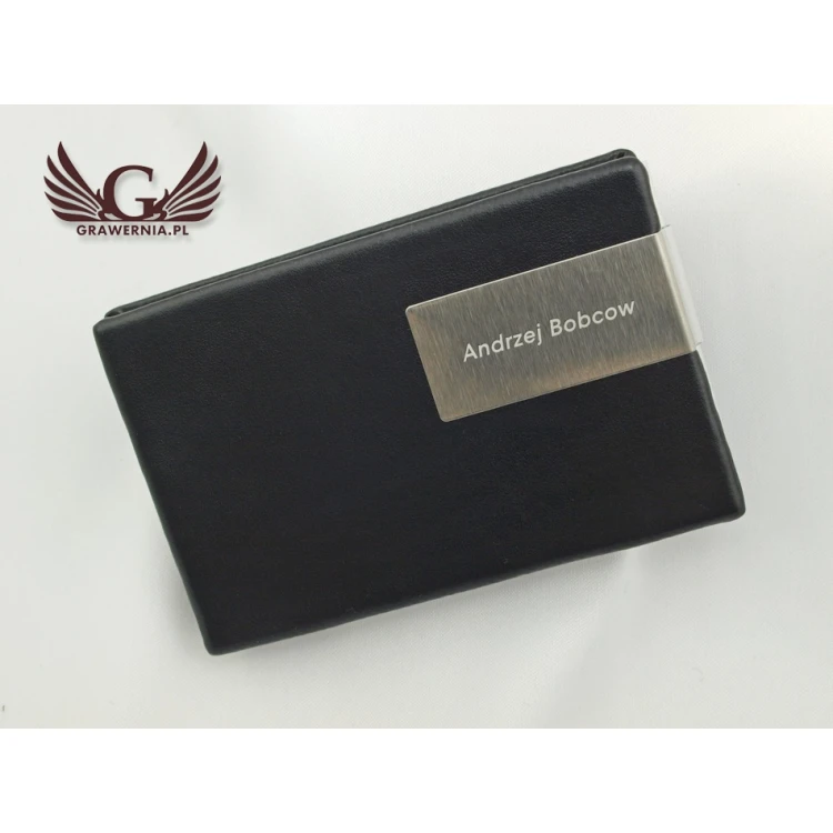 Business Card Holder with Engraving - ANTONIO WZ011