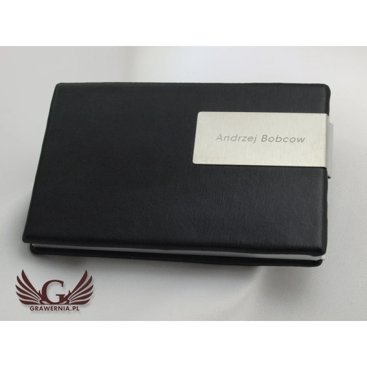 Business Card Holder with Engraving - ANTONIO WZ011