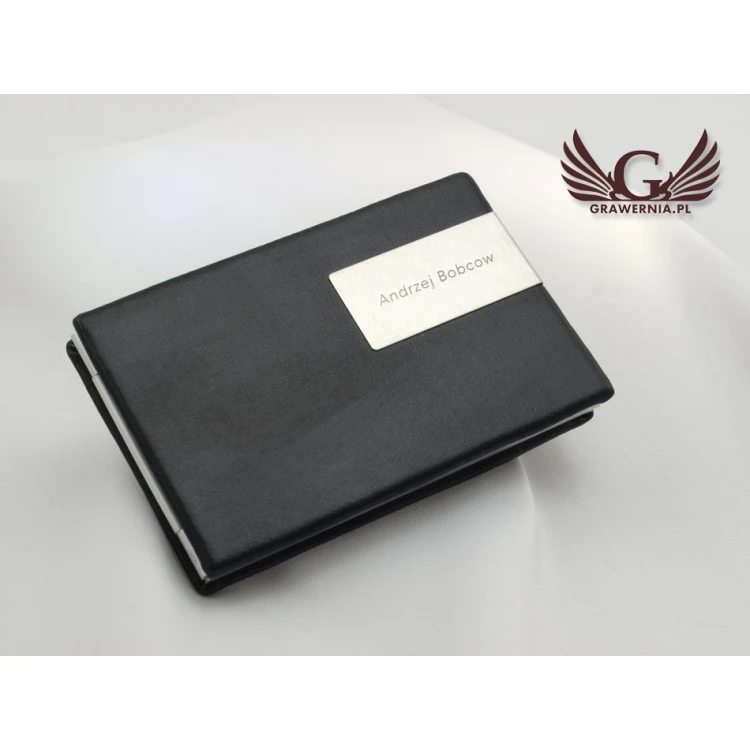 Business Card Holder with Engraving - ANTONIO WZ011