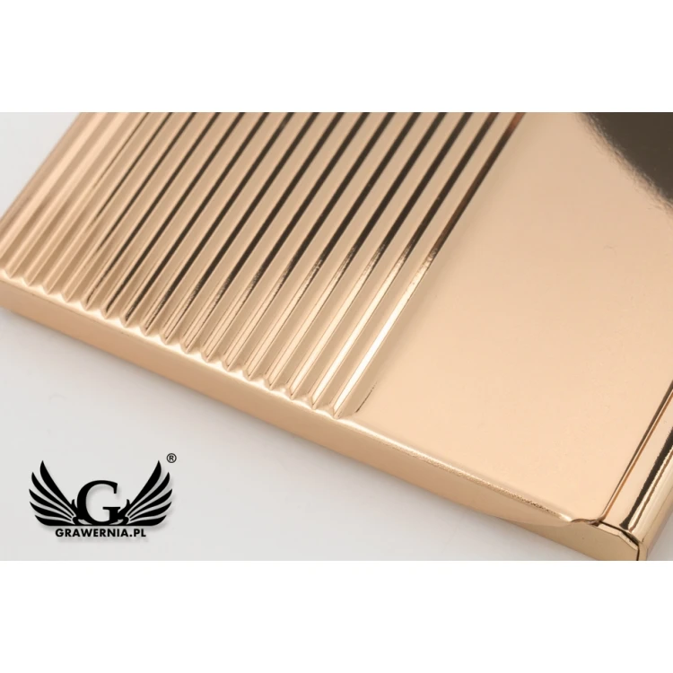Dan Barmore Eneko Gold Business Card Holder with Engraving - WZ036