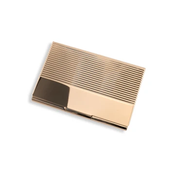 Dan Barmore Eneko Gold Business Card Holder with Engraving - WZ036