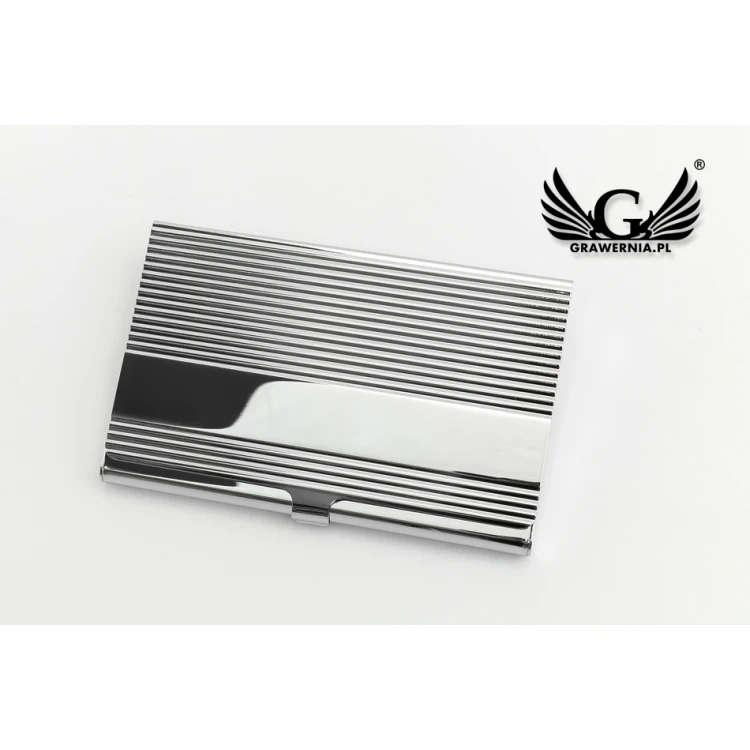 Dan Barmore Linear Business Card Holder with Engraving - WZ035