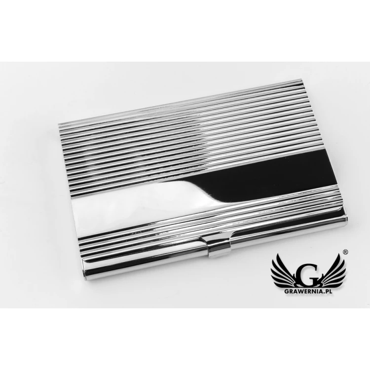 Dan Barmore Linear Business Card Holder with Engraving - WZ035