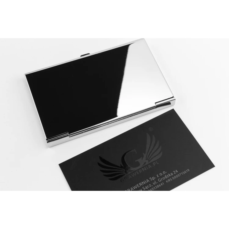 Dan Barmore Linear Business Card Holder with Engraving - WZ035