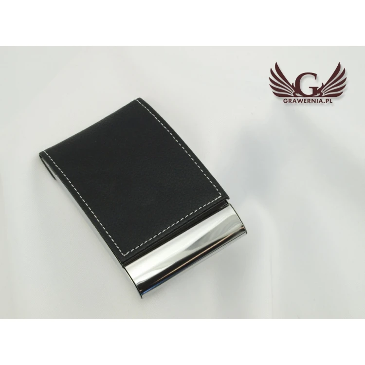 Gift Set with Engraving Business Card Holder + Pen - DAVE WZ010