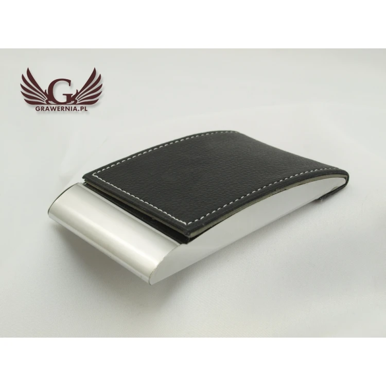 Gift Set with Engraving Business Card Holder + Pen - DAVE WZ010